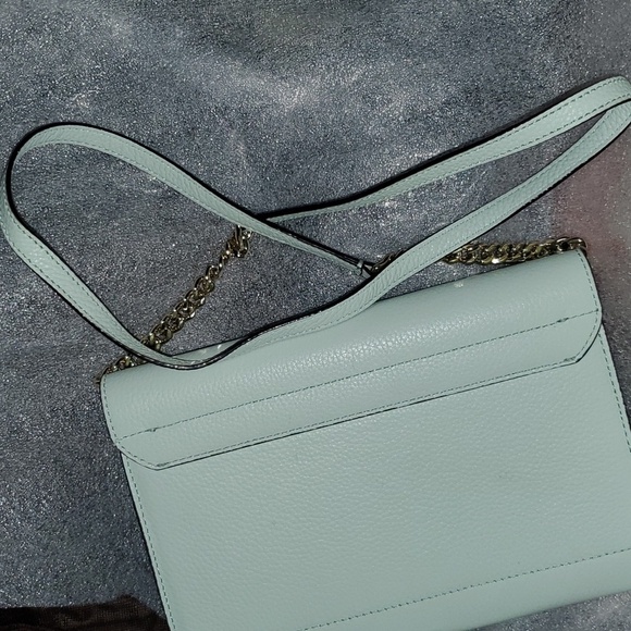 Mint Laser Cut Kate Spade Crossbody Purse - Picture 11 of 12